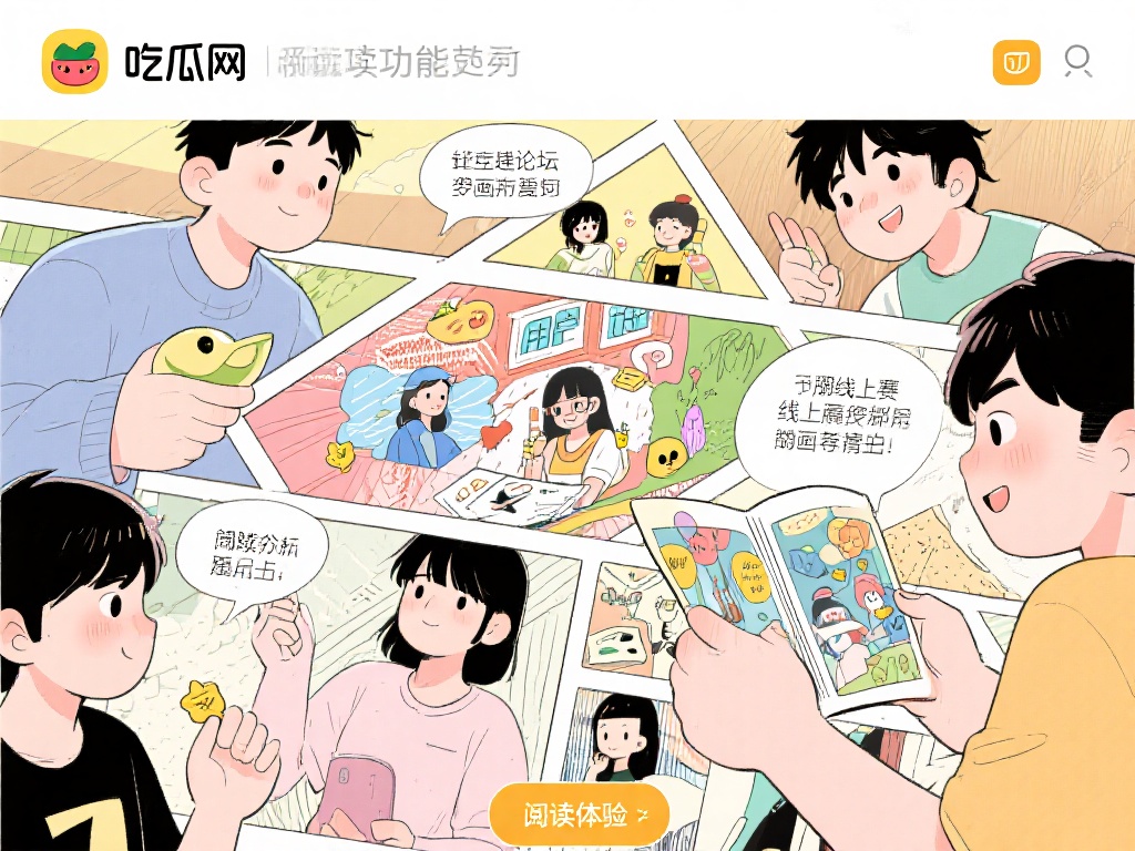 除了阅读功能外，吃瓜网漫画还特别注重社区